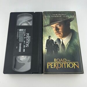 Road to Perdition VHS 2003 Tom Hanks Paul Newman Crime Drama DreamWorks